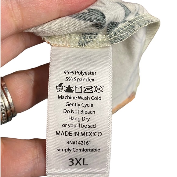 Lularoe Summer dress, SZ 3XL - Picture 6 of 6